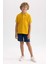 Erkek Çocuk Sarı Regular Fit Polo Yaka Basic Pike %100 Pamuk Kısa Kollu Polo Tişört B0668A8NS 10