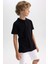 Erkek Çocuk Pike Kısa Kollu Basic Düz Polo Tişört B0668A8NS 15