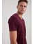 %100 Pamuk Slim Fit Dar Kesim V Yaka Kısa Kollu Tişört B0646AXNS 12