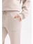 Regular Fit Jogger Kışlık Eşofman Altı Basic Düz Beli Lastikli Bağcıklı Cepli V2699AZ23WN 13