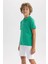 Erkek Çocuk Pike Kısa Kollu Basic Düz Polo Tişört B0668A8NS 9