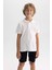 Erkek Çocuk Pike Kısa Kollu Basic Düz Polo Tişört B0668A8NS 8