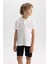 Erkek Çocuk Pike Kısa Kollu Basic Düz Polo Tişört B0668A8NS 10