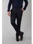 Lacivert Doğal Pamuk Pilesiz Spor Pantolon PNS24K24003_D39 5