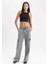 Kadın Siyah Fitted Halter Yaka Düz Basic Pamuklu Atlet B0658AXNS 9