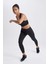 Fit Siyah Yüksek Bel İçi Yumuşak Tüylü Beli Saran Basic Düz Sporcu Tayt W8206AZ23AU 14