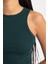 Kadın Yeşil Fitted Halter Yaka Düz Basic Pamuklu Atlet B0658AXNS 11