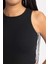 Kadın Siyah Fitted Halter Yaka Düz Basic Pamuklu Atlet B0658AXNS 13