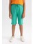 Erkek Çocuk Yeşil Regular Fit Sweatshirt Kumaşı Şort B0900A8NS 10