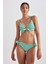 Fall in Love Regular Fit Çizgili Ribana Bikini Üstü B0383AX23HS 11