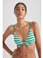 Fall in Love Regular Fit Çizgili Ribana Bikini Üstü B0383AX23HS 13