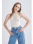 Coool Regular Fit Halter Yaka Kroşe Triko Atlet B1261AX23HS 9