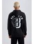 Fit NBA Brooklyn Nets Standart Fit Kapüşonlu Kanguru Cepli Kalın Sweatshirt A9679AX23WN 12