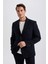 Slim Fit Dar Kesim Astarlı Düğmeli Basic Düz Blazer Ceket Z8053AZ23AU 12
