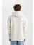 Oversize Fit Kapüşonlu Basic Sweatshirt X8287AZ23AU 11