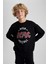 Erkek Çocuk AC/DC Bisiklet Yaka Sweatshirt B1289A823AU 8