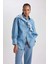 Fashion Fit Uzun Kollu Jean Gömlek B2391AX23HS 6