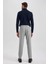 Twill Chino Pantolon Slim Fit Dar Kesim Dar Paça Basic Düz Cepli B2091AX23AU 11