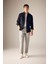 Twill Chino Pantolon Slim Fit Dar Kesim Dar Paça Basic Düz Cepli B2091AX23AU 12