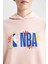 Fit NBA Wordmark Oversize Fit Kapüşonlu Kalın Sweatshirt B3423AX23AU 14
