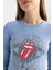 Rolling Stones Fitted Fitilli Kaşkorse Uzun Kollu Tişört B3031AX23AU 10