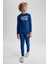 Erkek Çocuk Baskılı Uzun Kollu Pijama Takımı B3967A823WN 8