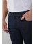 Koyu Lacivert Denim Pamuklu 5 Cepli Erkek Pantolon PNJ25Y25102_40 4