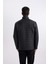 Su İtici Slim Fit Dar Kesim Dik Yaka Fermuarlı Cepli Suni Deri Ceket Mont B3568AX24SP 14