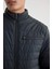 Su İtici Slim Fit Dar Kesim Dik Yaka Fermuarlı Cepli Suni Deri Ceket Mont B3568AX24SP 17