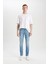 Pedro Slim Fit Dar Kalıp Normal Bel Dar Paça Jean Pantolon B3624AX24SP 8