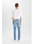 Pedro Slim Fit Dar Kalıp Normal Bel Dar Paça Jean Pantolon B3624AX24SP 12