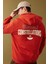 Oversize Geniş Kalıp Kapüşonlu Sırt Baskılı Sweatshirt B4803AX24SP 11