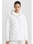 Fit Su İtici Mont Rüzgar Geçirmez Slim Fit Dar Kesim Çıkarılabilir Kapüşonlu Fermuarlı B2420AX24SP 11