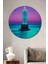Neon Işıklı Deniz Feneri Modern Sanat Dekoratif Ahşap Ev/işyeri/ofis Yuvarlak Tablo 1