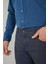 Lacivert Gabardin Pamuk 5 Cepli Spor Pantolon PNS24K24004_D39 3