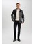 Carlo Skinny Fit Ekstra Dar Kalıp Normal Bel Ekstra Dar Paça Siyah Jean Pantolon S2285AZ24SP 8