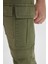 Erkek Çocuk Kargo Cepli Düz Paça Gabardin Pantolon B5924A824SP 11