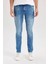Carlo Skinny Fit Ekstra Dar Kalıp Normal Bel Ekstra Dar Paça Jean Pantolon B4672AX24SP 8