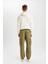 Pantolon Wide Leg Fit Geniş Kalıp Normal Bel Geniş Paça Kargo Cepli B1915AX24SP 17