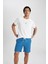 Fit Regular Fit Baskılı Kısa Boy Deniz Şortu B5991AX24HS 9