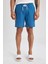 Fit Regular Fit Baskılı Kısa Boy Deniz Şortu B5991AX24HS 10