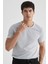 Slim Fit Dar Kesim Bisiklet Yaka Kısa Kollu Basic Düz Tişört M6608AZ24SP 6