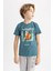 Erkek Çocuk Pijama Takımı Avatar the Last Airbender Kısa Kollu Üst Uzun Alt B6215A824SP 9