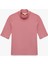 Slim Fit Pamuklu 3/4 Kol Dik Yaka Tişört 1