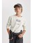 Erkek Çocuk Bisiklet Yaka Baskılı Sweatshirt B5490A823WN 13