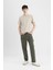 Yazlık Gabardin Pantolon Straight Fit Bol Rahat Kesim Cepli Düz Paça B4089AX24SP 13