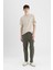 Yazlık Gabardin Pantolon Straight Fit Bol Rahat Kesim Cepli Düz Paça B4089AX24SP 14