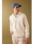 Oversize Geniş Kalıp Kapüşonlu Fermuarlı Sırt Baskılı Sweatshirt B4805AX24SP 12