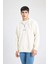 Oversize Geniş Kalıp Kapüşonlu Fermuarlı Sırt Baskılı Sweatshirt B4805AX24SP 15