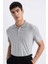 Slim Fit Dar Kesim Polo Yaka Kısa Kollu Pamuklu Modal Karışımlı Basic Düz Tişört M6609AZ24SP 7